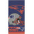 NFL New England Patriots Velour Beach Towel 28x58 Sport Cotton Football Blue Red