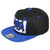 Cali Logo California State Republic 3D Snapback Black Blue Flat Bill Hat Cap