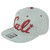 Cali Logo California State Republic 3D Snapback Heather Gray Flat Bill Hat Cap