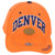 Denver Colorado City State US Orange Curved Bill Adjustable Adults Men Hat Cap