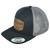 Republic California USA 1850 Black Gray Adjustable Patch Mesh Trucker Hat Cap