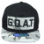 G.O.A.T. Great Of All Time Snapback Flat Bill Adults Men Black Grey Camo Hat Cap