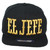 El Jefe Chapo Guzman Legend Mexico Shield Snapback Flat Bill Black Gold Hat Cap