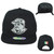 El Chapo Guzman 701 Legend Mexico Flag Snapback Flat Bill Black Silver Hat Cap