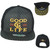 Headlines Good Life GL Adults Men Constructed Snapback Flat Bill Black Hat Cap