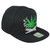 Headlines Marijuana Weed Leaf Smoke Smoking Pot Adult Flat Bill Snapback Hat Cap