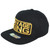 Headlines Savage King Leader Snapback Adjustable Flat Bill Black Gold Hat Cap