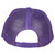 Tye Dye Purple Pattern Blank Transparent PVC Snapback Trucker Mesh Hat Cap