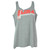 USA Powerlifting Weight Gym Gray Tank Top No Sleeves Womens Ladies Tshirt