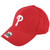 MLB Fan Favorite Philadelphia Phillies Red Men Structured Adjustable Hat Cap