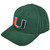 NCAA Miami Hurricanes Structured Green Adjustable Curved Bill Men Adults Hat Cap