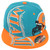Miami Florida Dolphins Theme Helmet Football Adjustable Two Color Adults Hat Cap
