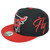 Chicago City Bulls Theme Horns Fly Football Flat Bill Snapback Adults Hat Cap