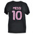 MLS Sports Inter Miami Lionel Messi #10 Black Soccer Futbol Men Tshirt Tee