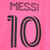 MLS Sports Inter Miami Lionel Messi #10 Pink Soccer Futbol Men Tshirt Tee