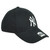 MLB Fan Favorite New York Yankees Adults Men Black Structured Adjustable Hat Cap