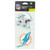 NFL Miami Dolphins Perfect Cut Decal 2 Pack Sticker Sports 4x4 Each Fan Football