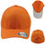 Yupoong Orange Flex Fit Large/X-Larg Men Curved Bill Blank Plain Stretch Hat Cap