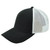 American Needle Black White Brushed Twill Snapback Trucker Mesh Adults Hat Cap