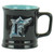 MLB Florida Marlins Retro Logo 2oz Mug Shot Cup Drink Ceramic Black Set Of 2