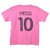 MLS Inter Miami Lionel Messi #10 Pink Youth Kids Soccer Futbol Tshirt Tee