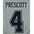 NFL Dallas Cowboys Dak Prescott #4 Nike On Field Dri-Fit White Jersey