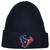 NFL Houston Texans Cuffed Skully Winter Adults Logo Sports Navy Knit Beanie Hat