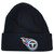 NFL Tennessee Titans Cuffed Skully Winter Adult Logo Sports Navy Knit Beanie Hat