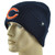 NFL Chicago Bears Cuffed Skully Winter Adults Logo Sports Navy Knit Beanie Hat