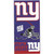 NFL New York Giants Velour Beach Towel 28x58 Sport Cotton Football Blue Red