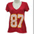 NFL Kansas City Chiefs Travis Kelce #87 Swiftie Womens V-Neck Tshirt Tee