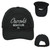 Crooks & Castles Co. Garment Washed Black Rose Adjustable Curved Bill Hat Cap