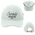 Crooks & Castles Co. Garment Washed White Rose Adjustable Curved Bill Hat Cap