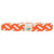 NFL Miami Dolphins Logo Braided Head Band 6 Braid Hair Elastic Orange White