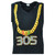 NCAA Miami Hurricanes Womens Short Sleeve Black Chain 305 Tshirt Tee