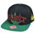 Blunt Weed Leaf Black Flat Bill  Snapback Marijuana Ganja Spencers Smoke Hat Cap