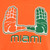 NCAA Miami Hurricanes Hands U Orange Crew Neck Adults Man Tshirt Tee 