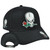 Skull Roses Darkness Death Adjustable Velcro Acrylic Stoned To The Bone Hat Cap