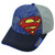 DC Comics Superman Man Of Steel Felt Adjustable Velcro Logo Youth Kids Hat Cap