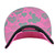 Disney Minnie Mouse Women Ladies Close Up Face Flat Bill Snapback Pink Hat Cap