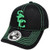 NCAA Scott Community College Top World Black Green Stitch Flex Stretch Fit Hat