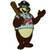 MLB Licensed Minnesota Twins T.C. Bear Baseball Mascot Logo Patch Self Adhesive