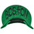 Boston Horror Script Flat Bill Snapback Massachusetts City Green Hat Cap Town