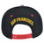 San Francisco Animal Snake Skin Faux Black Red Yellow Snapback Flat Bill Hat Cap