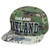 Oakland City Light Animal Snake Skin Faux Camouflage Snapback Flat Bill Hat Cap