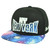 New York City NY NYC Galactic Sublimated Galaxy Flat Bill Snapback Black Hat Cap