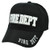 Fire Fighter Dept Department Black White Velcro Constructed Curved Bill Hat Cap