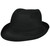 Plain Black Beach Women Fedora One Size Trilby Stetson Diamond Top Gatsby Hat