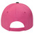 Blank Plain Fuchsia Two Tone Snake Print Faux Snapback Flat Bill Hat Cap Solid