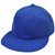 BLANK PLAIN ROYAL BLUE FLAT BILL FITTED LARGE HAT CAP